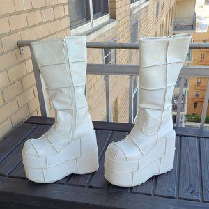 RARE DEMONIA STACK-301 SIZE US12 platform boots